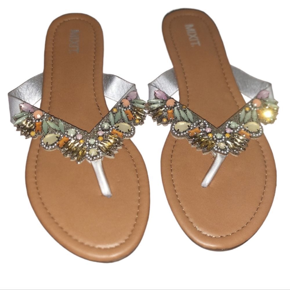 MIXIT Rhinestone Sandal Size‎ 9
